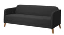 LINANÄS 3-seat sofa, Vissle dark grey