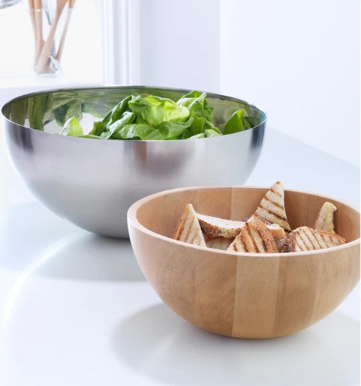 BLANDA MATT Serving bowl, bamboo, 20 cm