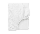 DVALA Fitted sheet, white, 180x200 cm