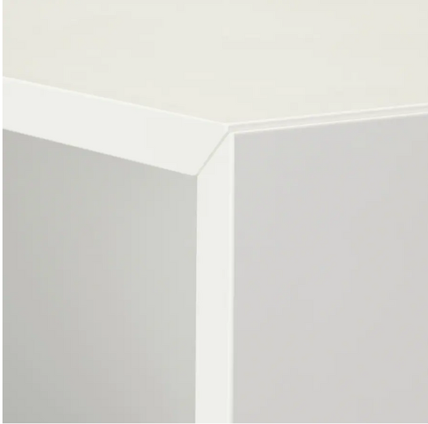 EKET Cabinet with 4 compartments, white, 70x35x70 cm