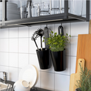 ENHET Wall frame shelves, anthracite, 60x15x75 cm