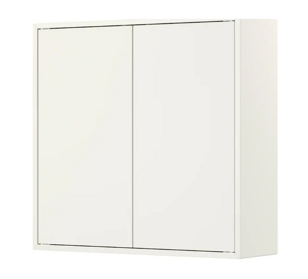 EKET Cabinet with 2 doors & 2 shelves white, 70x25x70 cm.