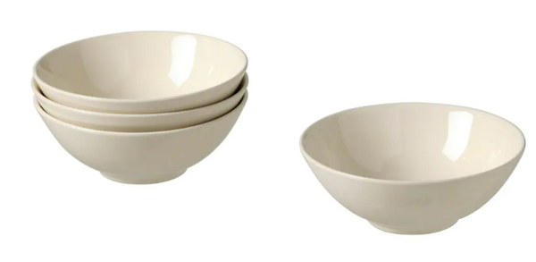 FARGKLAR Bowl, glossy beige, 16 cm