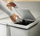 FILUR Bin with lid, white, 11 gallon, 42 L