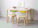 FLISAT Children's table, 83x58 cm