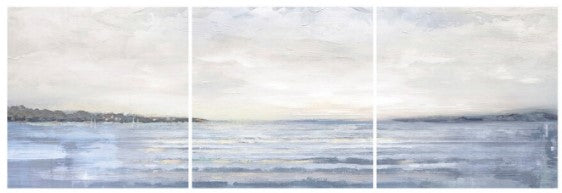 PJÄTTERYD Picture, set of 3, Coast, 56x56 cm