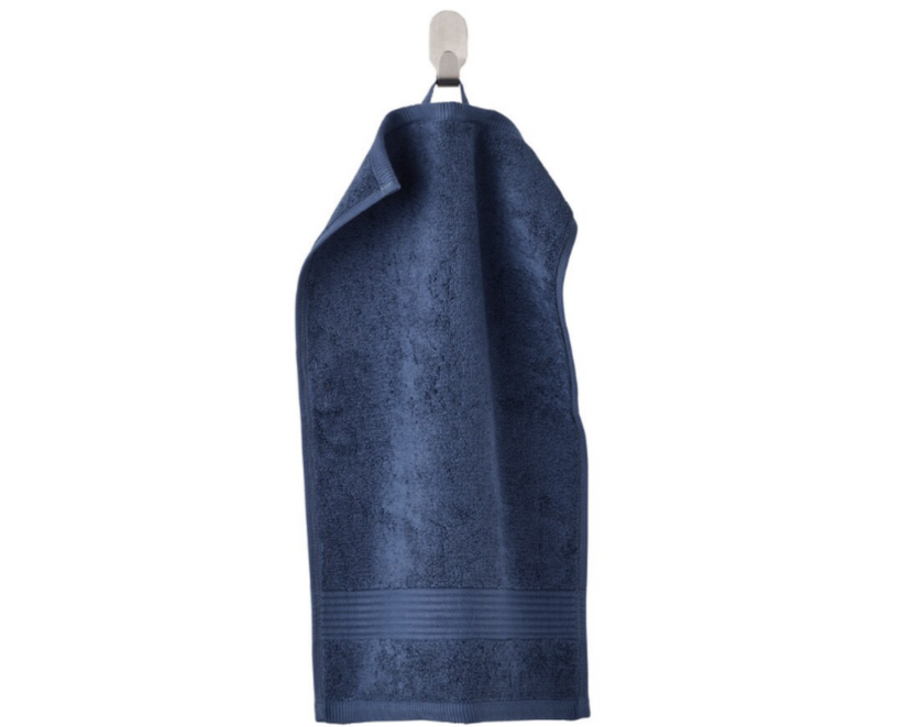 FREDRIKSJON Guest towel, dark blue, 30x50 cm