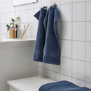 FREDRIKSJON Guest towel, dark blue, 30x50 cm