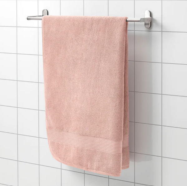 FREDRIKSJÖN Bath sheet, light pink, 39x59 " (100x150 cm)