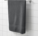 FREDRIKSJÖN Bath sheet, dark grey, 100x150 cm