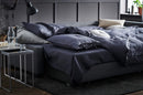 FRIHETEN / KLAGSHAMN Corner sofa-bed with storage, Skiftebo dark grey