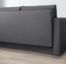 FRIHETEN Three-seat sofa-bed, Skiftebo dark grey