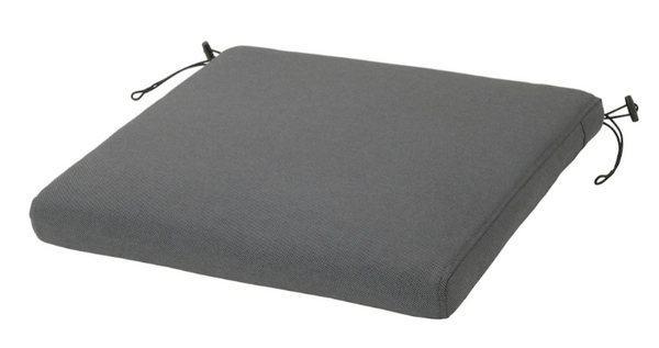 FRÖSÖN Cover for chair cushion, outdoor dark grey, 44x44 cm