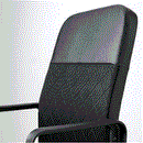 RENBERGET Swivel chair, Bomstad black