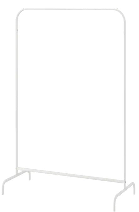 MULIG Clothes rack, white, 99x152 cm