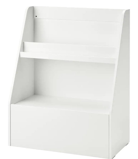 BERGIG Book display with storage, white