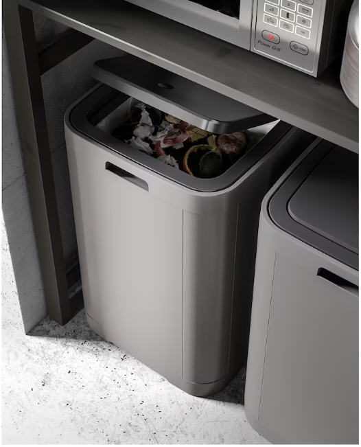 GIGANTISK IKEA touch top bin grey 60L