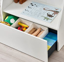 BERGIG Book display with storage, white