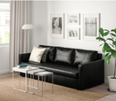 FRIHETEN Three-seat sofa-bed, Bomstad black