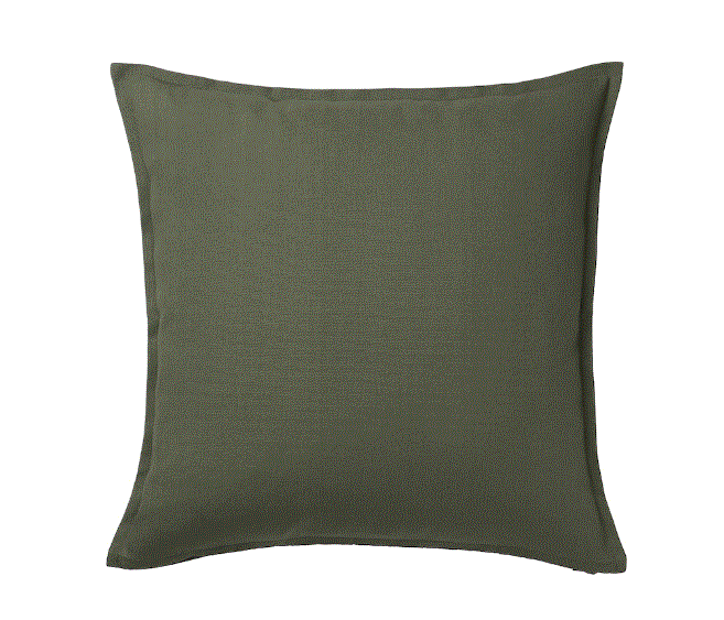 GURLI Cushion cover, deep green, 50x50 cm