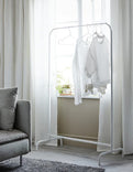 MULIG Clothes rack, white, 99x152 cm