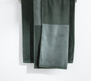 HIMLEÅN Bath towel, dark green/mélange, 70x140 cm