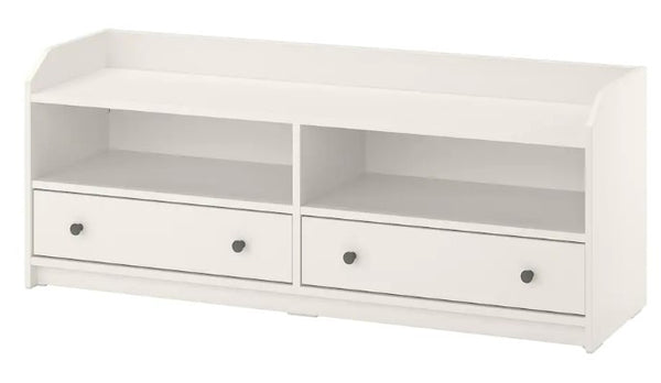 HAUGA TV bench, 138x36x54 cm, white