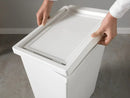 FILUR Bin with lid, white, 11 gallon, 42 L