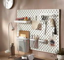 SKÅDIS Pegboard, white, 76x56 cm