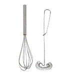 IDEALISK Whisk, set of 2, stainless steel