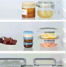 IKEA 365+ Food container, round/plastic