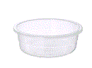 IKEA 365+ Food container, round/plastic