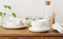 OFTAST Side plate, white, 19 cm