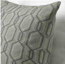 JÄTTEPOPPEL Cushion cover, green/grey, 50x50 cm