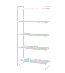 JONAXEL Shelf unit, white, 80x38x160  31 1/2x15x63 "