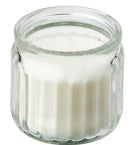 ADLAD Scented candle in glass, Scandinavian Woods/white, 12 hr