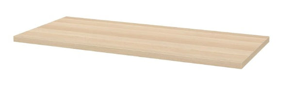 LAGKAPTEN Table top, white stained oak effect, 140x60 cm