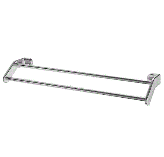 KALKGRUND Towel rail, chrome plated, 24 ¾