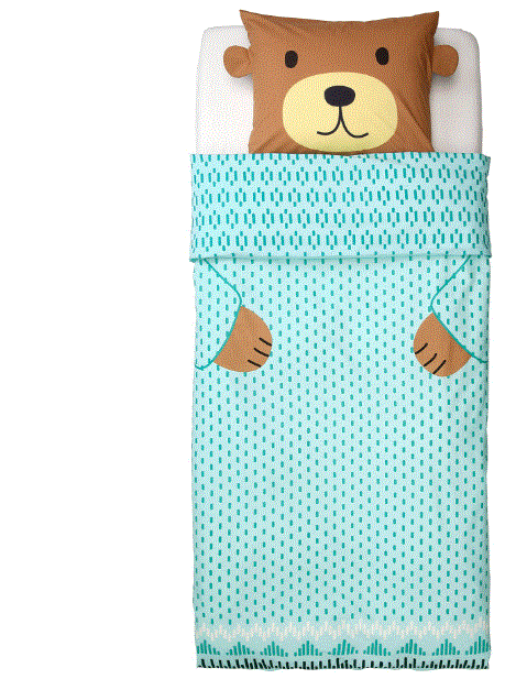 KAPPHAST duvet cover and pillowcase 150x200/50x60
