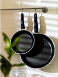 KAVALKAD Frying pan, set of 2, black