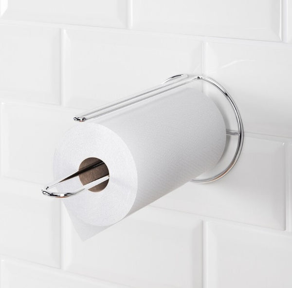 TORKAD Kitchen roll holder, silver-colour