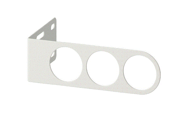 KOMPLEMENT Valet hanger, white, 17x5 cm