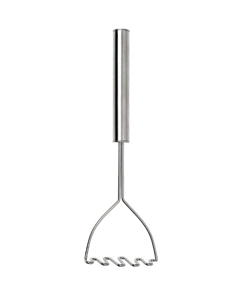 KONCIS Potato masher, stainless steel, 39 cm