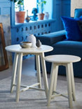 KRAGSTA IKEA set of 2 side tables beige