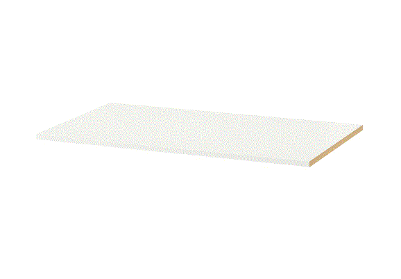 KOMPLEMENT Shelf, white, 39 3/8x22 7/8 "  100x58 cm