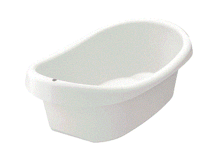 LATTSAM baby bath white/green