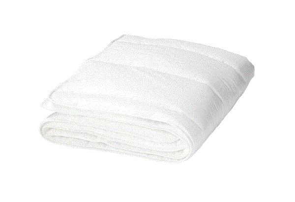 LEN Duvet for cot, white, 110x125 cm