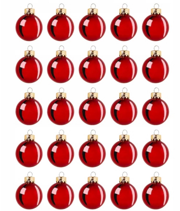 IKEA VINTER 2021 Decoration bauble glass 3.5 cm >