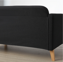 LINANÄS 2-seat sofa, Vissle dark grey