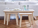 LISABO IKEA side table ash veneer 45x45 cm